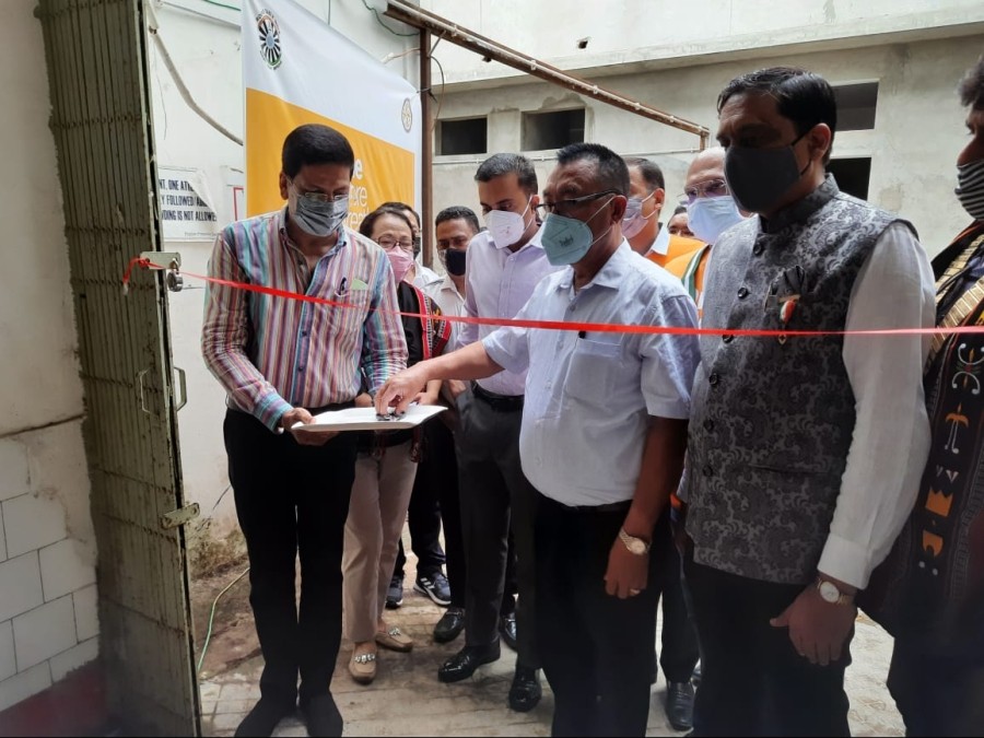 Nagaland Minister for Health & Family Welfare S Pangnyu Phom inaugurated a 50-bedded COVID Ward at Dimapur District Hospital on June 30. All infrastructure facilities in the new ward were provided by Round Table India Trust and 41 Clubs India, an NGO, under the project ‘One More Breath,’ at a cost of Rs 70 lakh under the initiative of the Dimapur branch of the Indian Red Cross Society (IRCS).